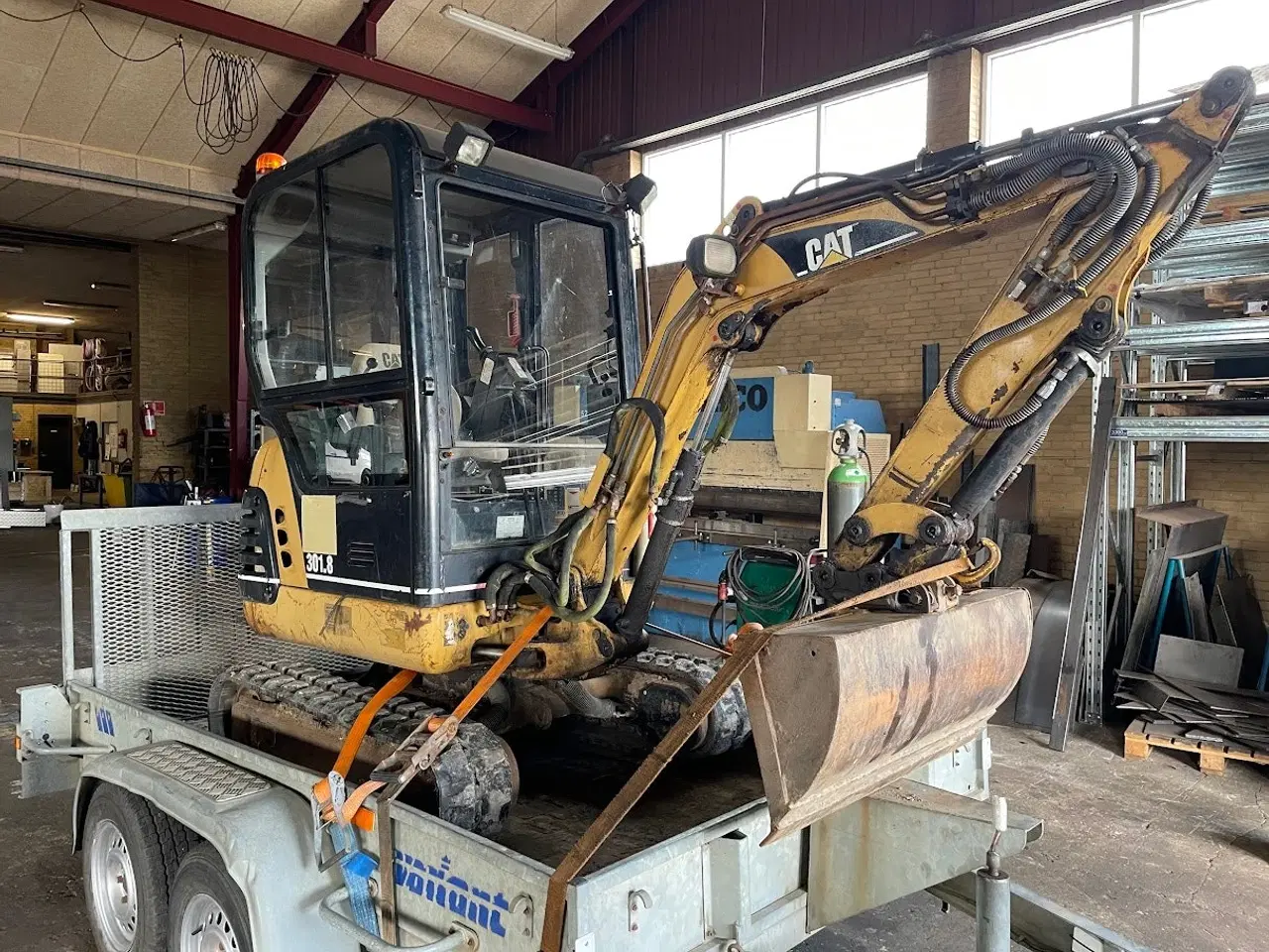 Billede 3 - UDLEJES - Minigraver 1800kg - CAT 301.8