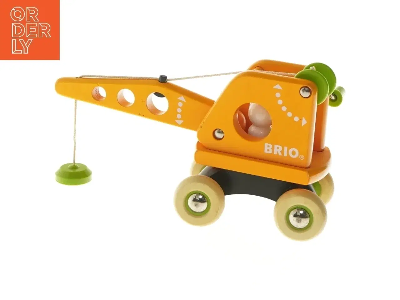 Billede 3 - Byggesæt kranvogn fra Brio (str. 13x8,5x25 cm)