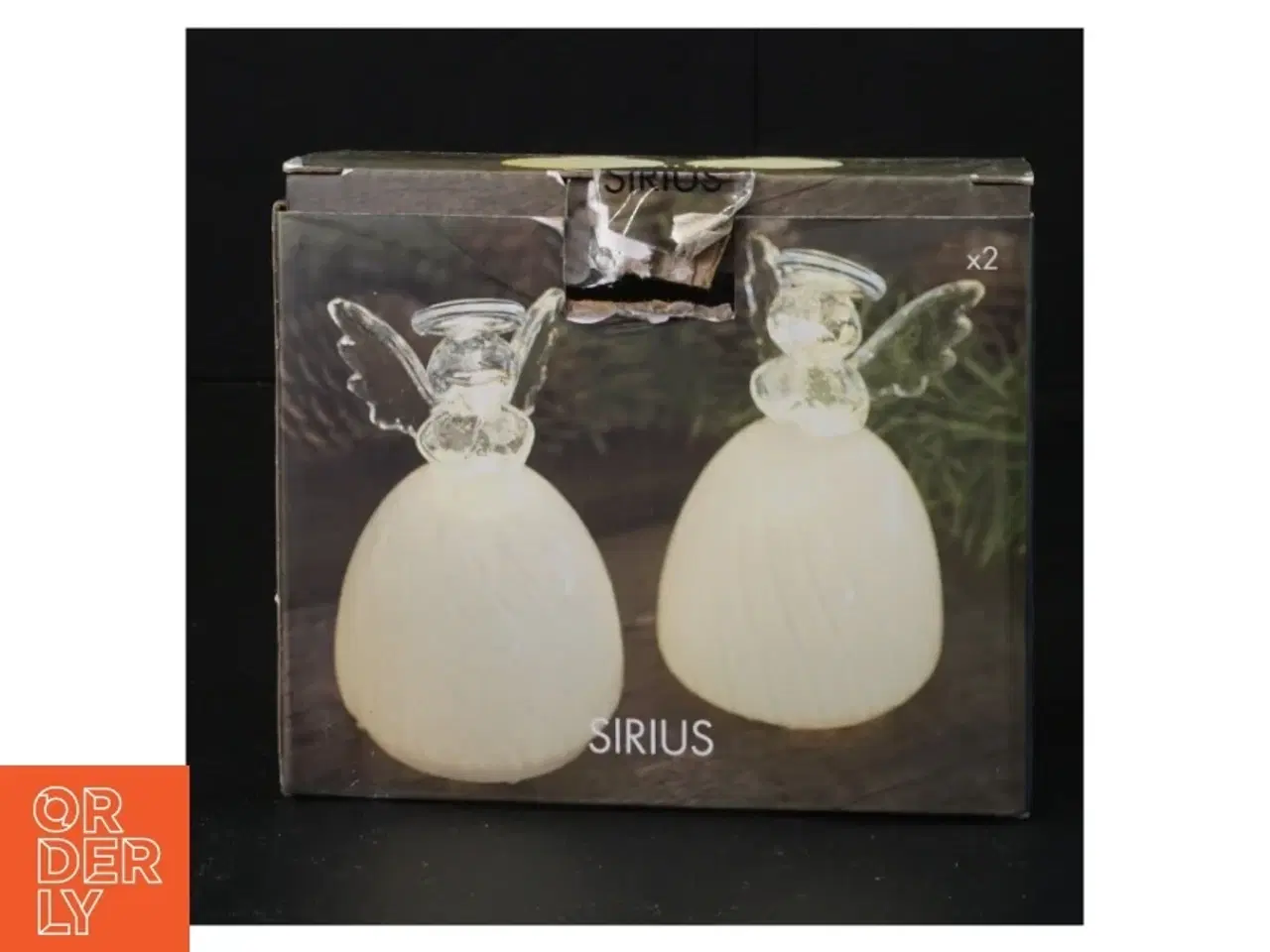 Billede 3 - Glaskunst englelys fra Sirius (str. 14 x 11 cm)