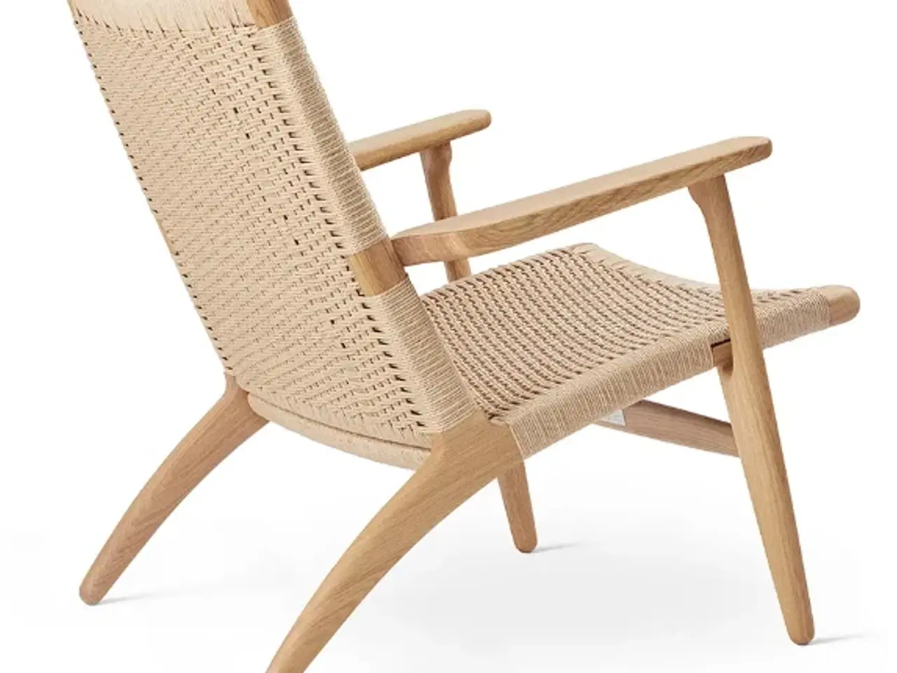 Billede 3 - Wegner loungestol i olieret eg