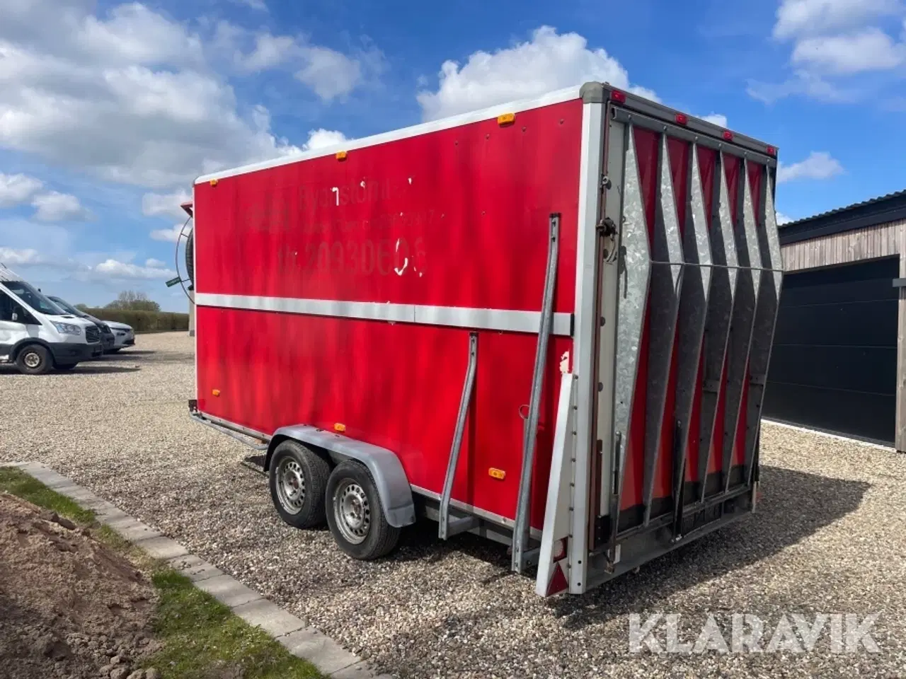 Billede 7 - Cargo trailer Variant med isoleringsmaskine