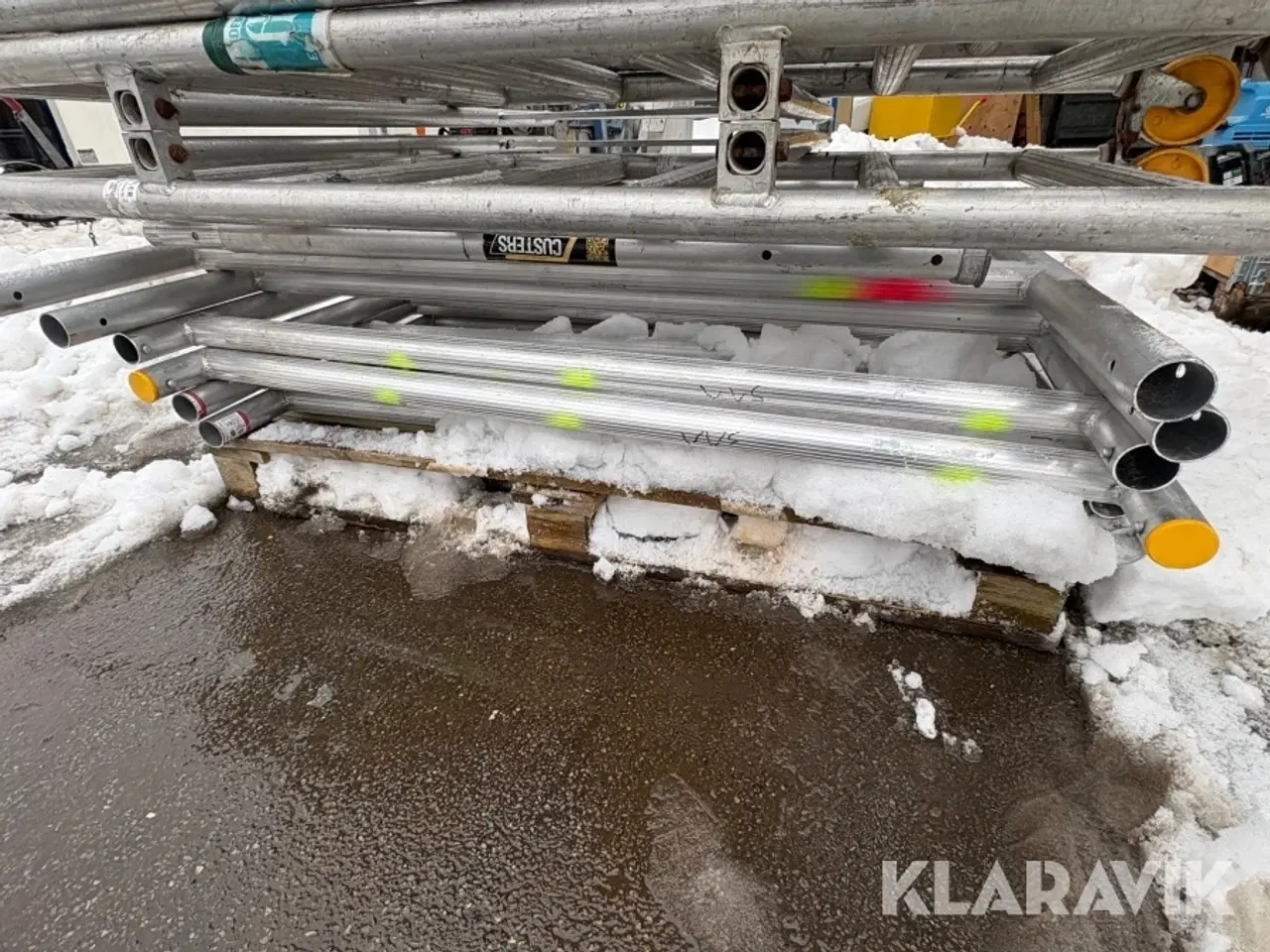 Billede 3 - Assorterede stilladsdele - 1 palle