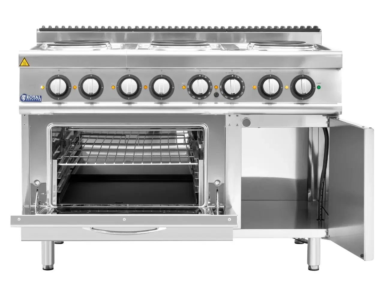 Billede 4 -  Elektrisk Komfur med 6 Kogeplader og El-ovn