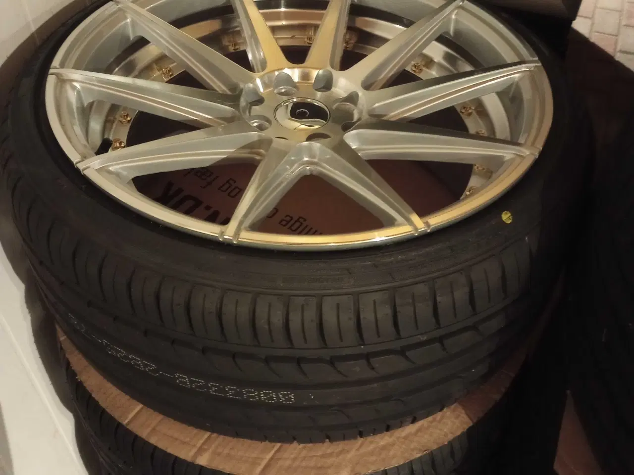 Billede 2 - 18" nye alufælge concave ink dæk