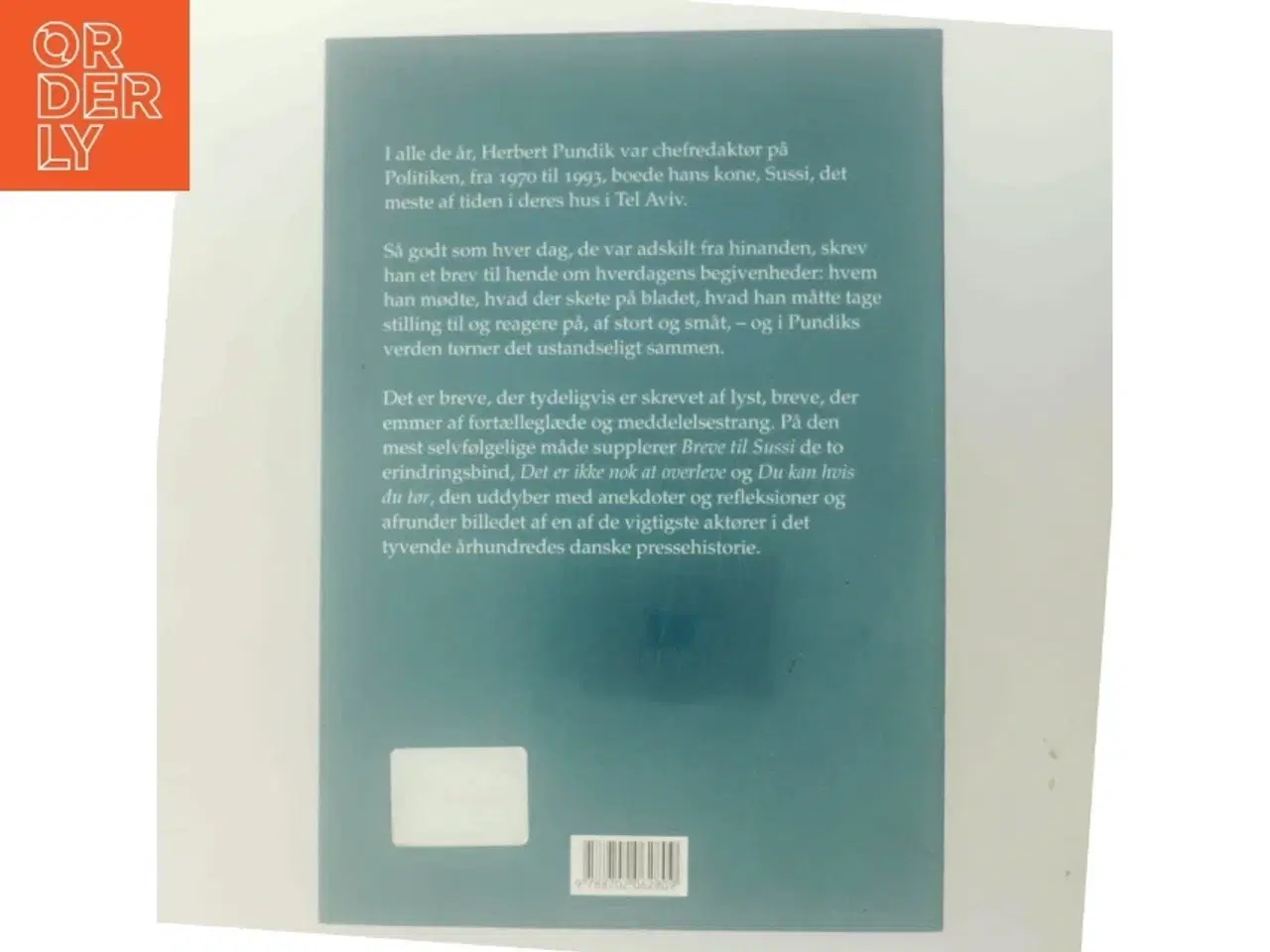 Billede 3 - Breve til Sussi : indblik og udblik af Herbert Pundik (Bog)