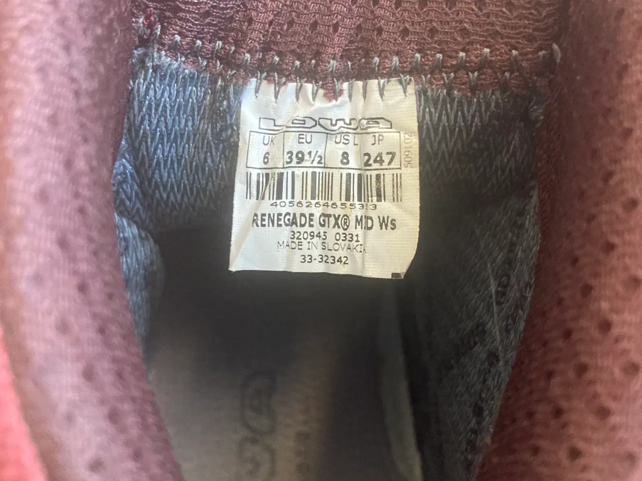 Billede 6 - Vandrestøvler - Lowa renegade gtx mid dame - str. 