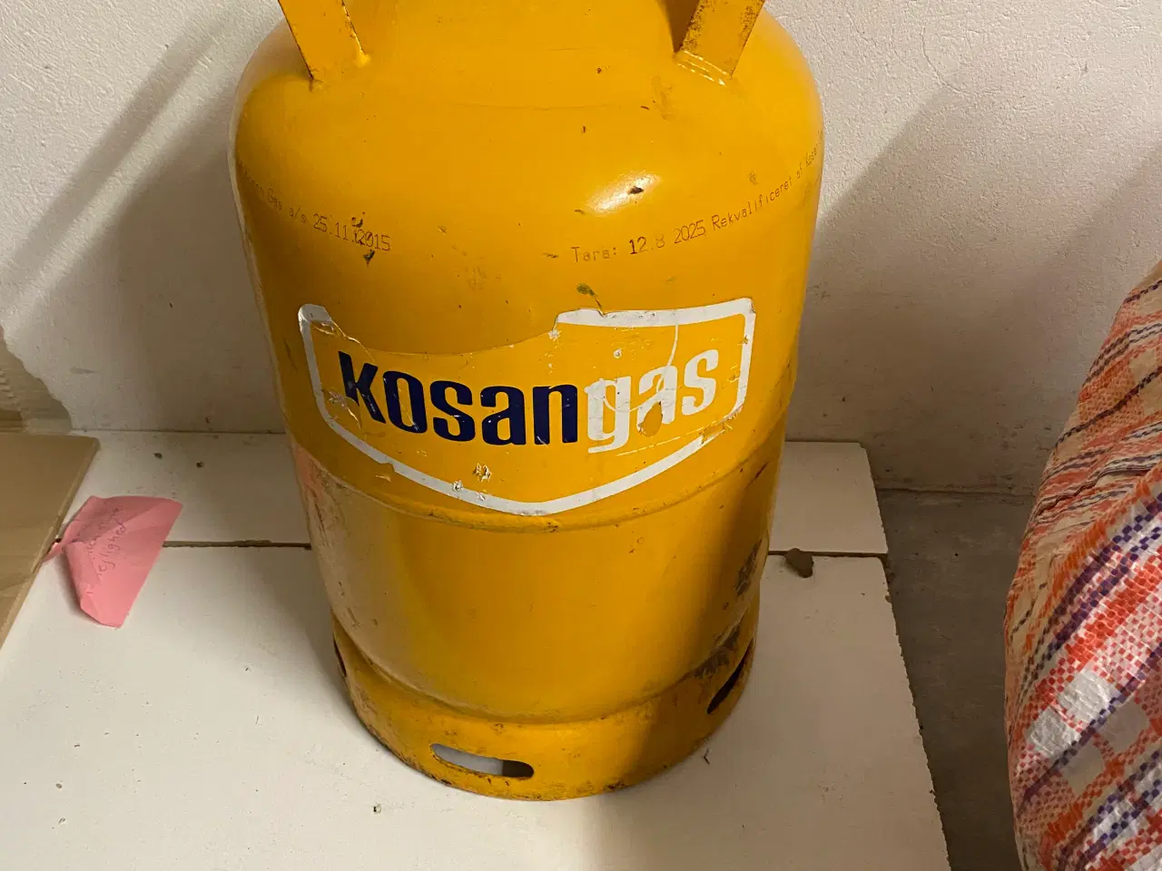 Billede 2 - 11 kg gasflaske fuld og plomberet 
