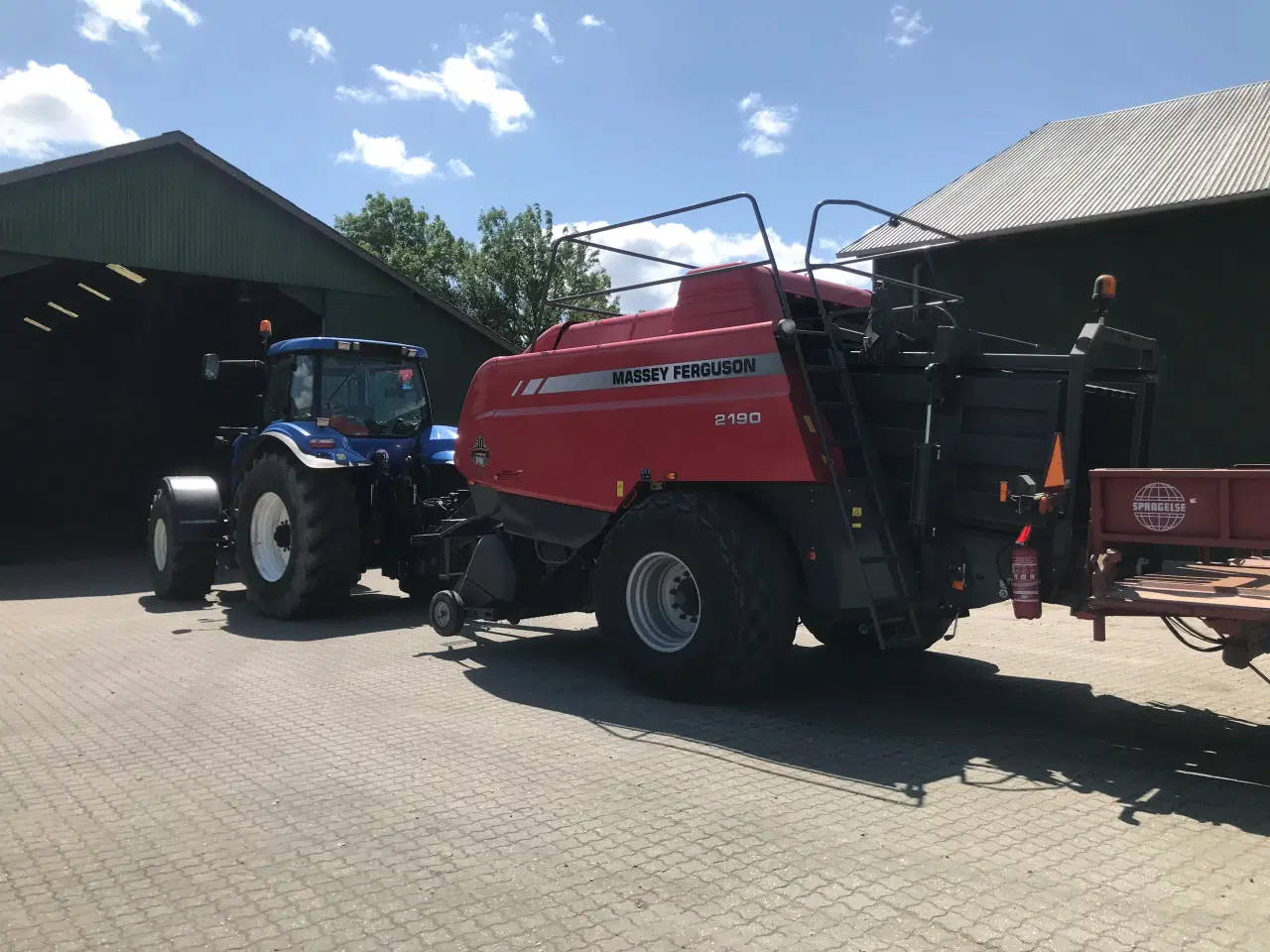 Billede 4 - bigballe presse/ traktor