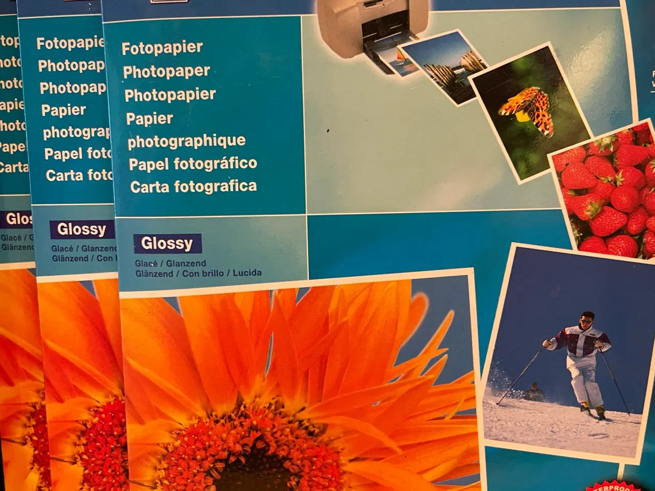 Billede 1 - Fotopapir 10x15 cm 180g/m2 ialt 60 stk.