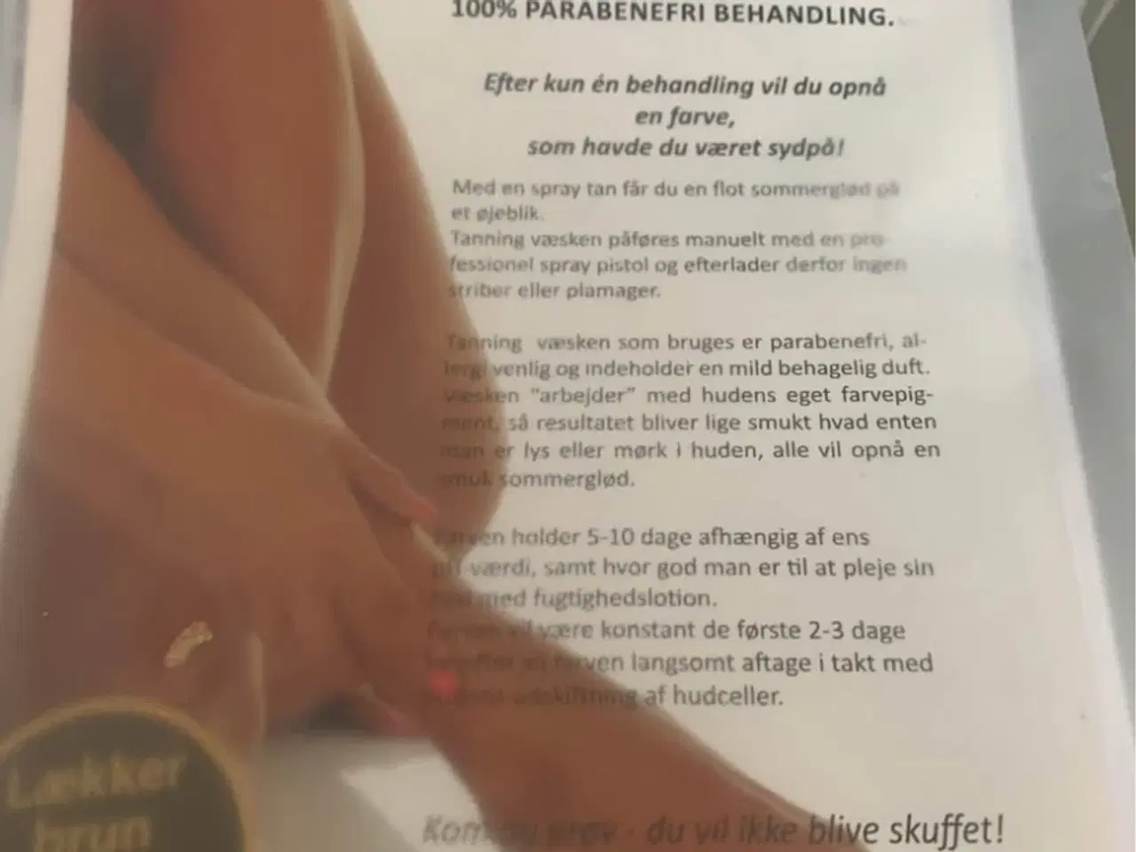 Billede 4 - Spray tan kabine med maskine og tilbehør 