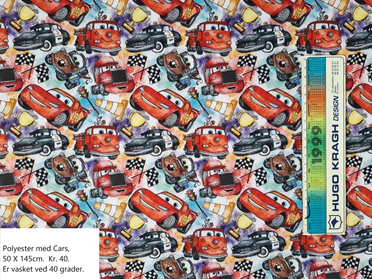 Billede 1 - Polyester og bomuldsstof.