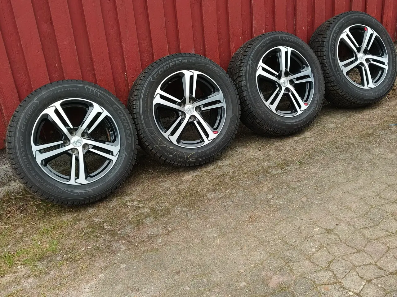 Billede 2 - Originale peugeot alufælge med vinterdæk 225/60/17