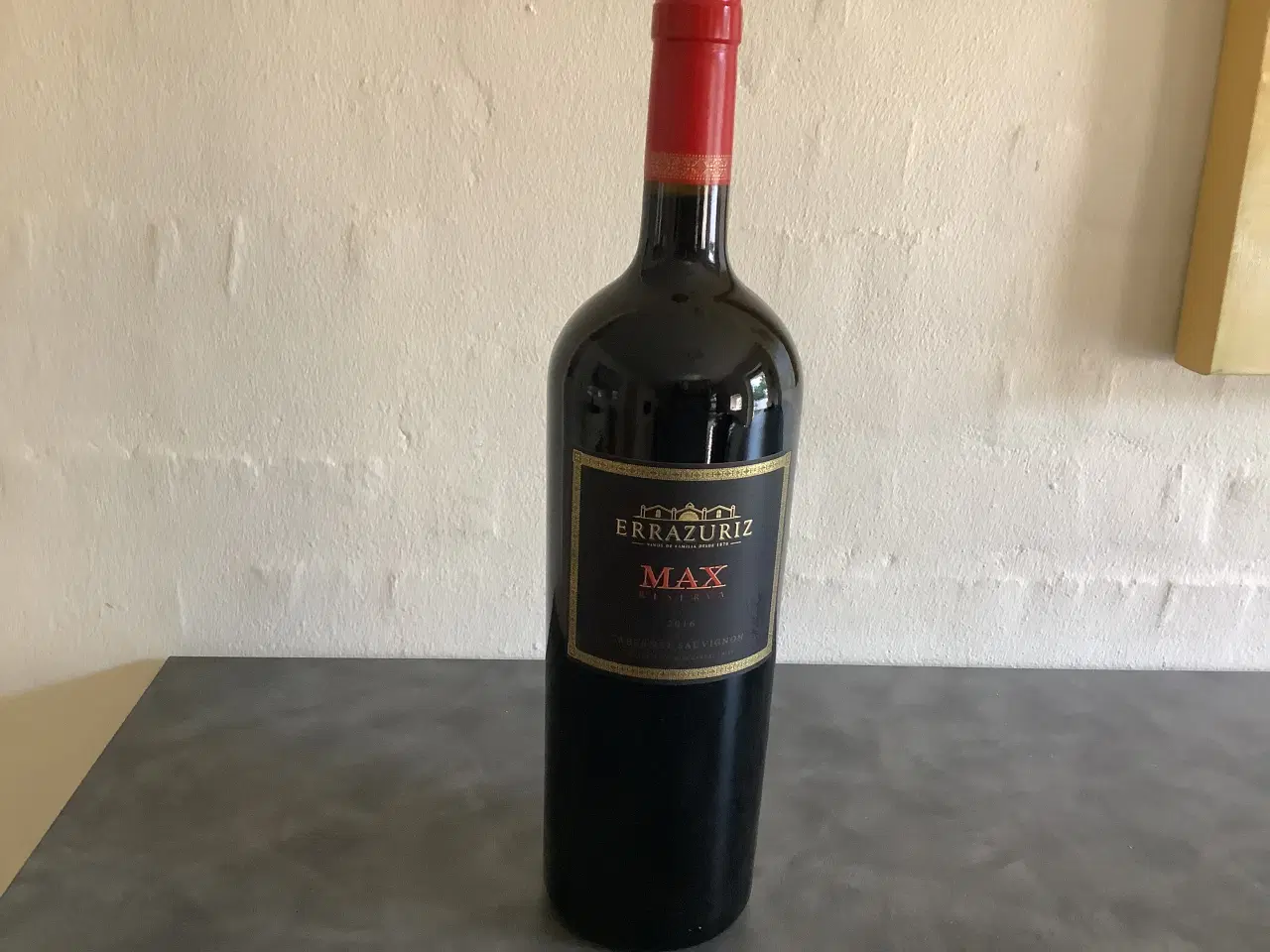 Billede 1 - 1 Flaske rødvin årgang 2016 1500ml.