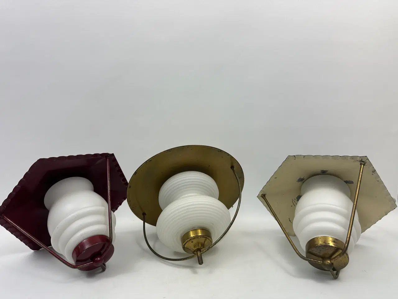 Billede 3 - Vintage opalglas pendler 