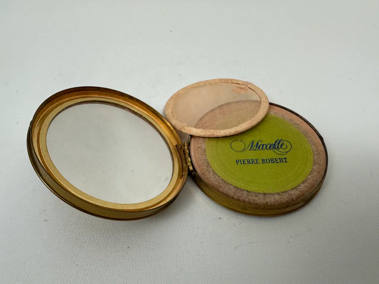 Billede 5 - Vintage messing pudderdåse m. spejl