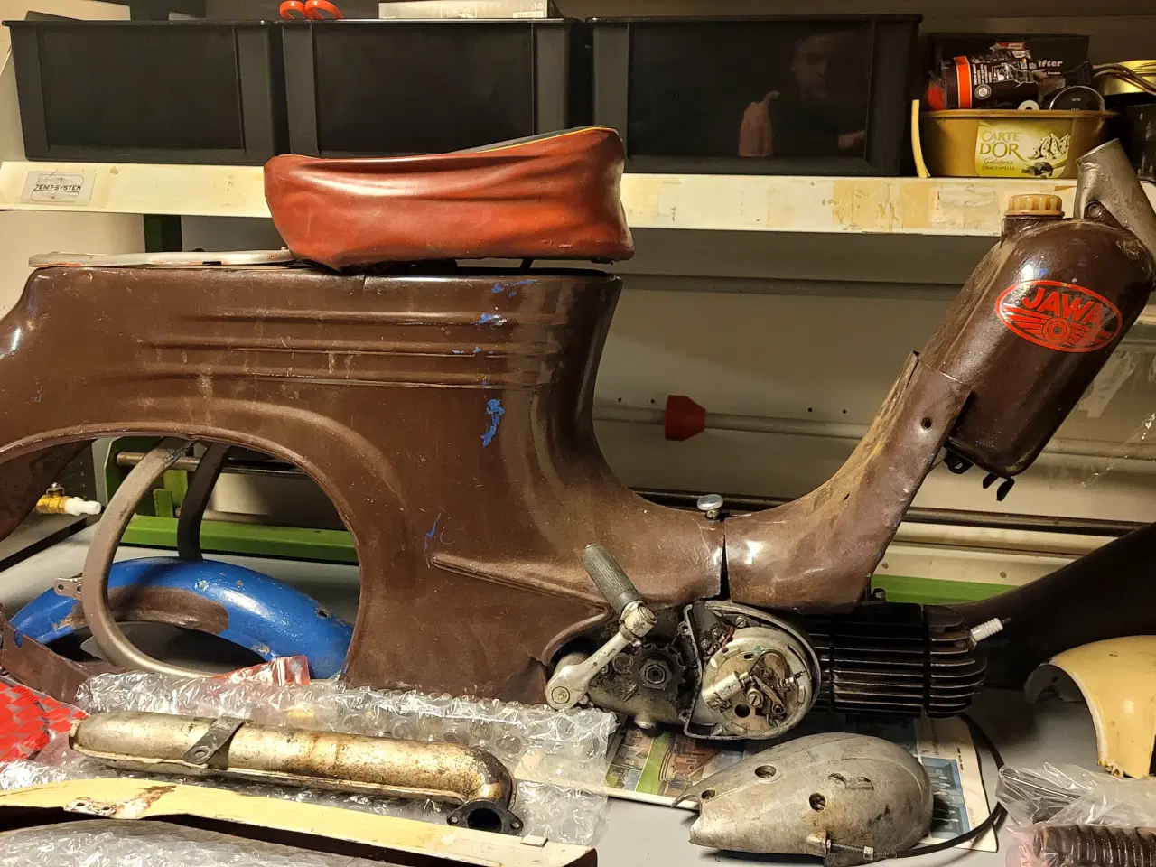 Billede 2 - Jawa 555 veteranknallert projekt fra 1961