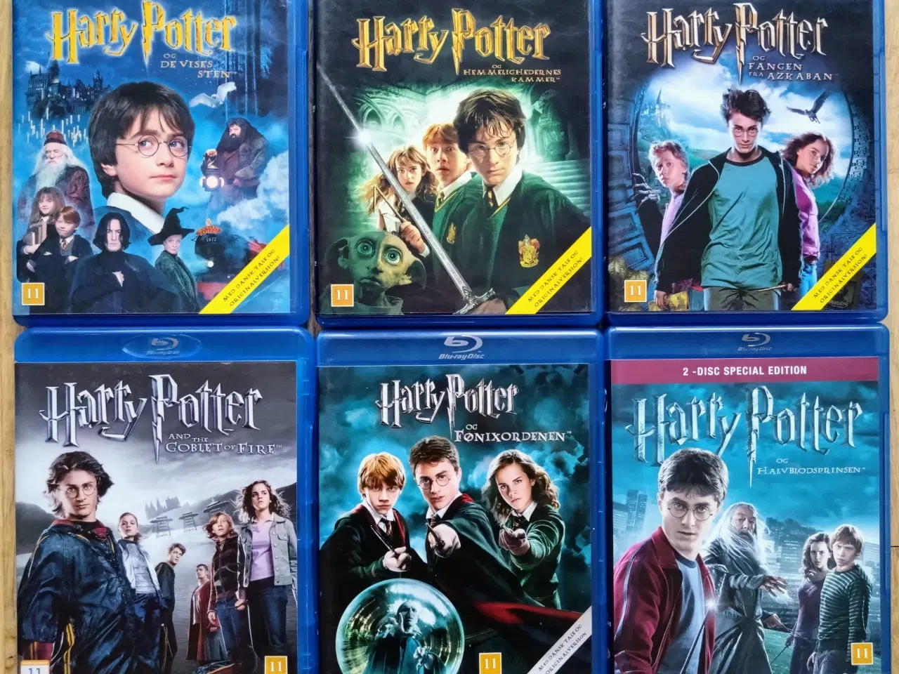 Billede 1 - Harry Potter 1-6 Blu-Ray