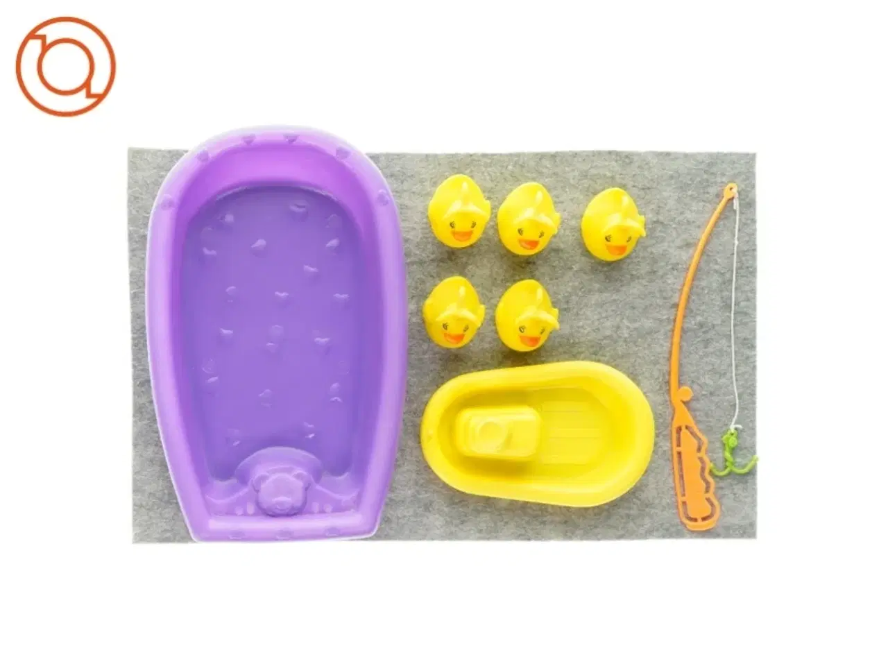 Billede 1 - Fiskesæt til badet (str. 27 x 13 og 16 x 10cm)