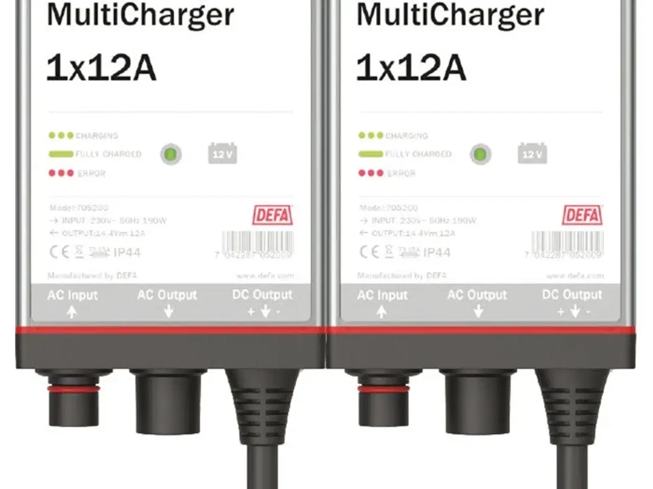 Billede 1 - DEFA multicharger 12v 2x12a