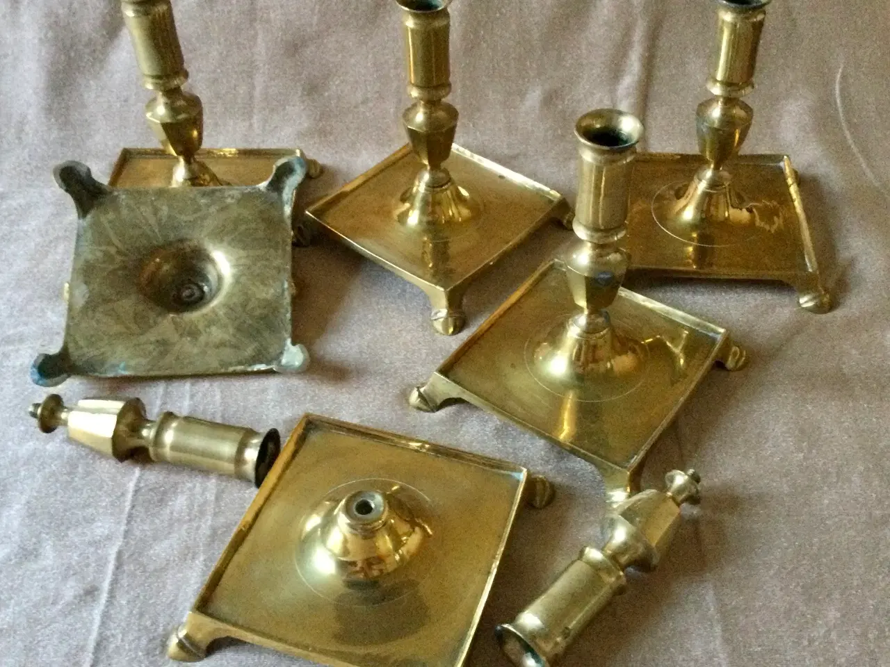 Billede 3 - Messing stager, 6 stk. sjældent udbudt