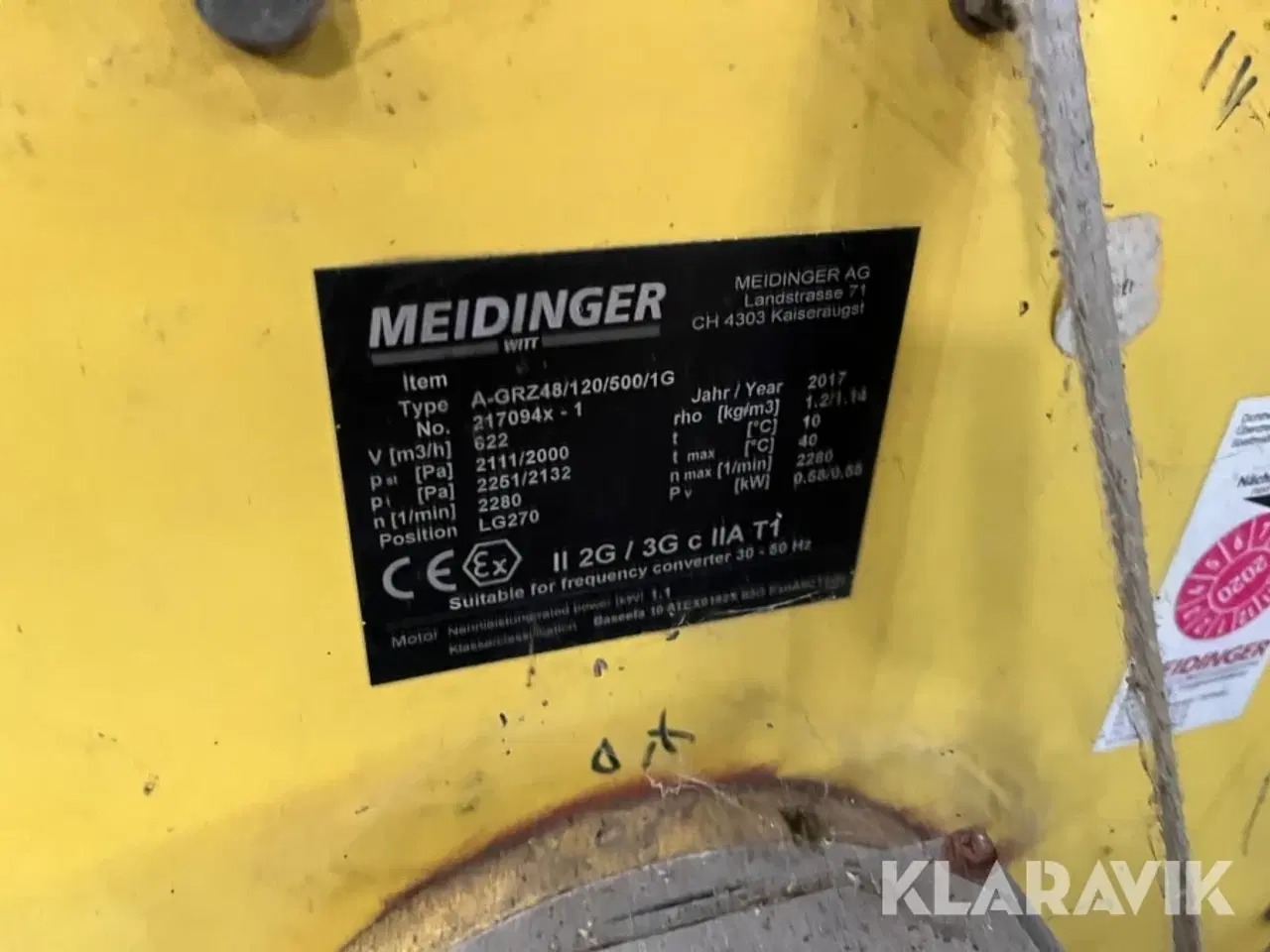 Billede 9 - Biogas booster Meidinger A-GRZ48/120/500/1G