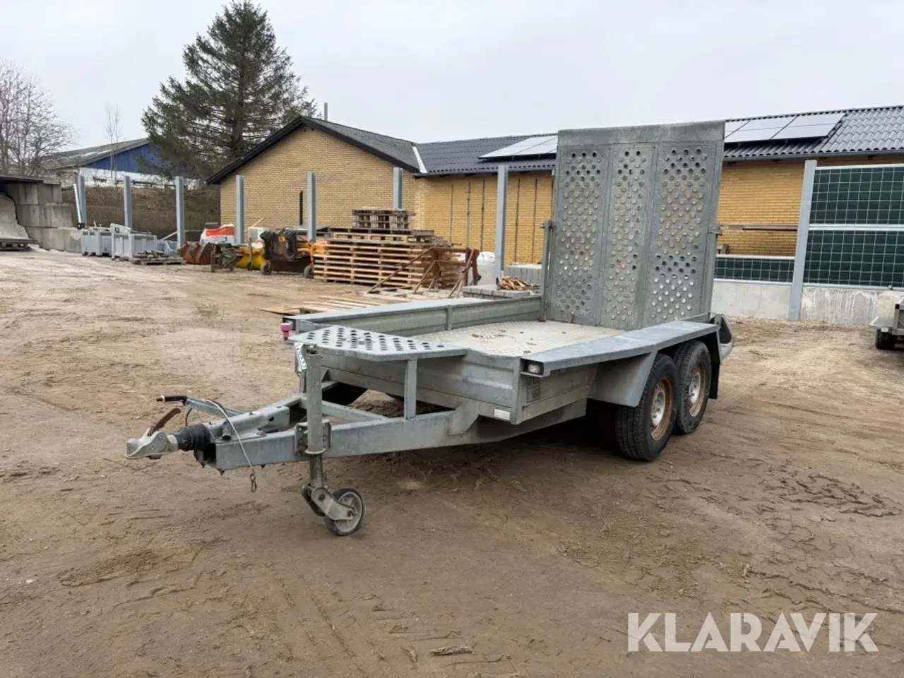 Billede 1 - Maskinetrailer Gewe 2700GV 2700kg - 2-akslet