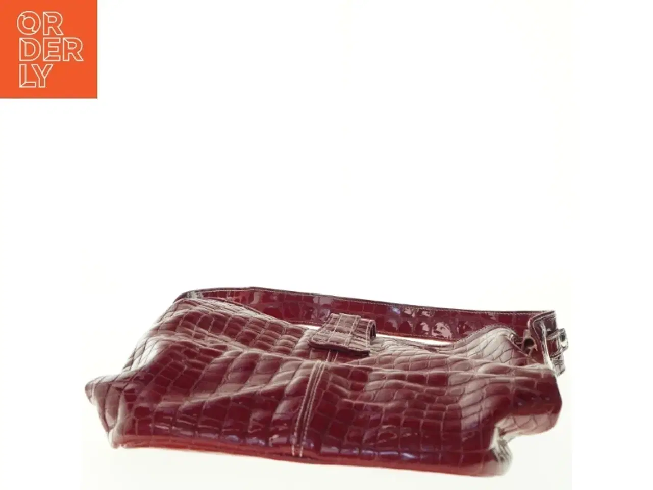 Billede 3 - Rød skuldertaske (str. 33 x 27 cm)