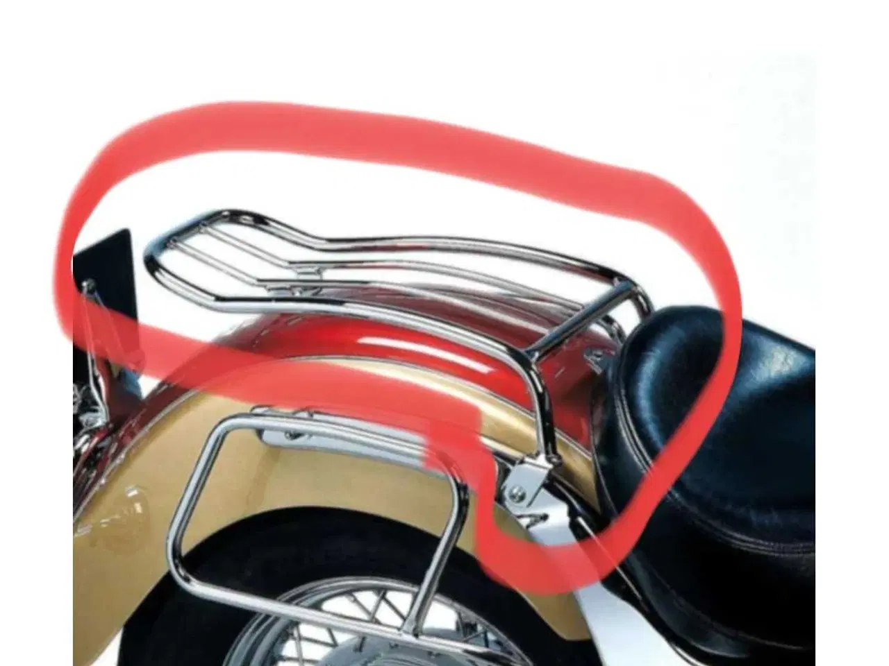 Billede 2 - KØBES: Solo Rack uden ryglæn til Yamaha XVS 650