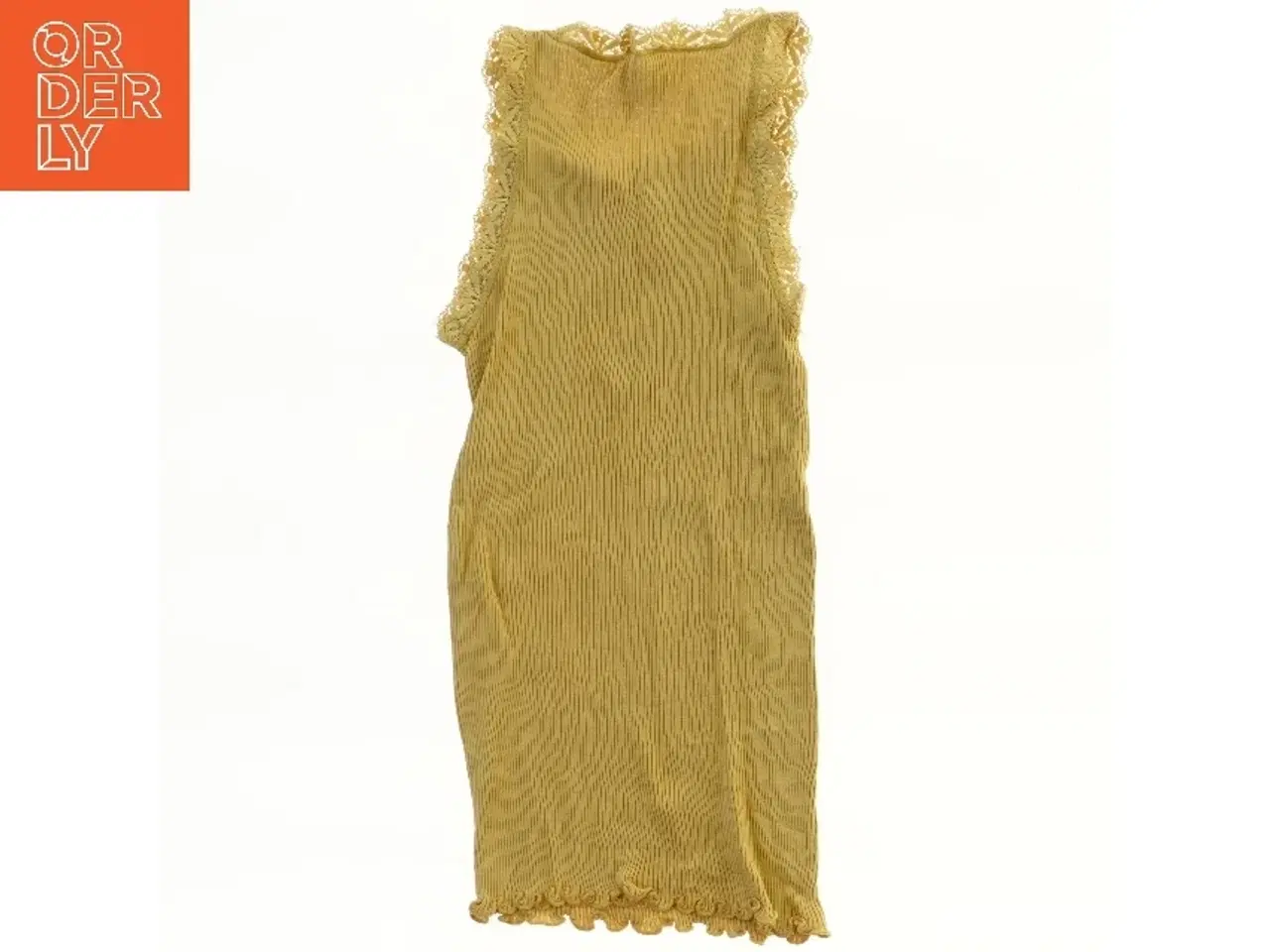 Billede 2 - Gul undertrøje med Blonder (str. 122)