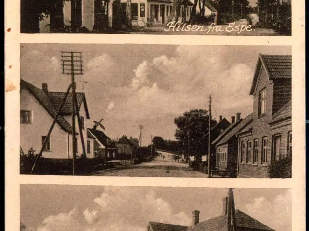 Billede 1 - Hilsen fra Espe - Gadepartier fra Espe - H. Schmidt u/n - Brugt