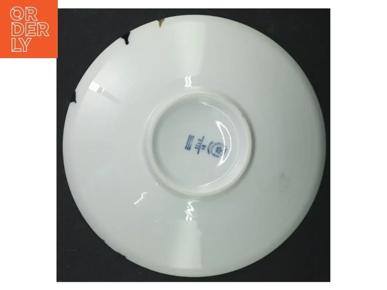 Billede 4 - Porcelænstallerken med kantmønster fra Royal Copenhagen (str. 17,5 cm)