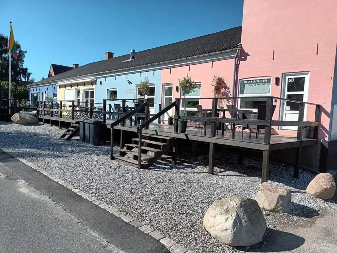 Billede 1 - Hyggelig ferielejlighed, bed and kitchen for 2 personer på Ærø med fantastisk beliggenhed