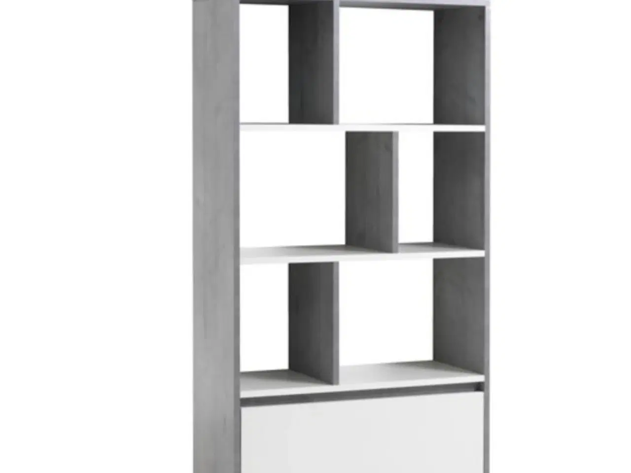 Billede 1 - Bookshelves with 1 drawer concrete/white