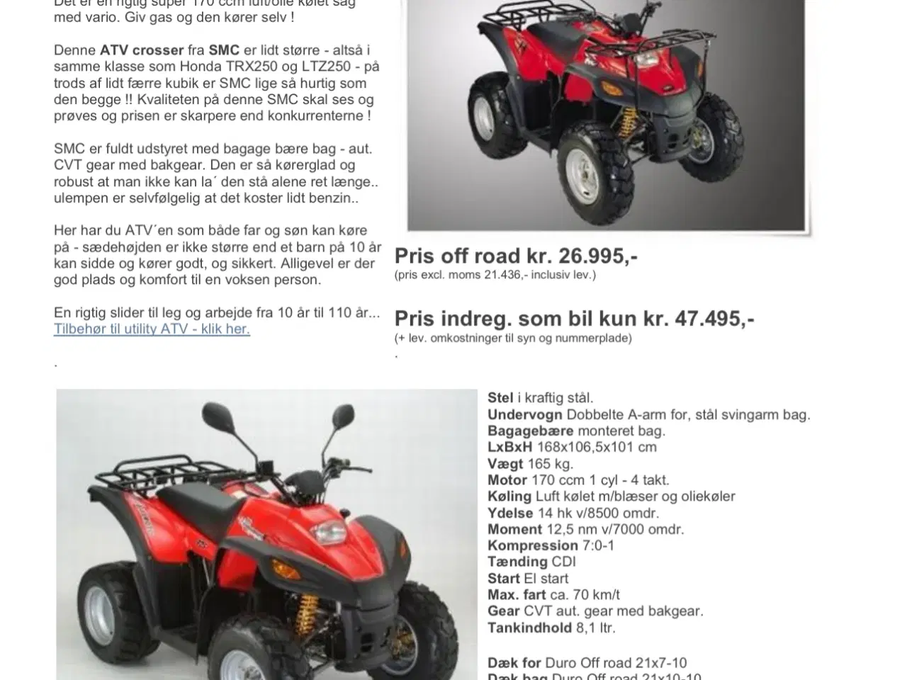 Billede 2 - Smc ATV 200