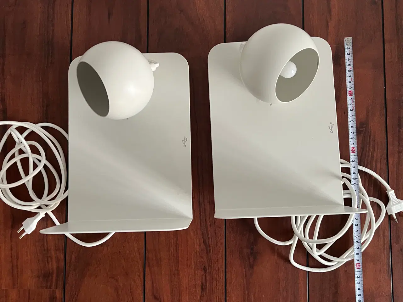 Billede 2 - Frandsen Ball væg lamper med USB