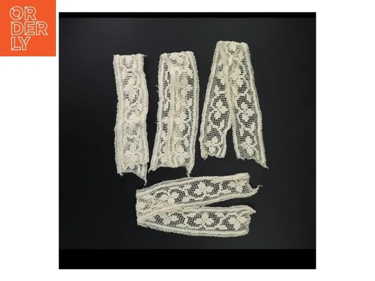 Billede 1 - Blondebånd (str. 46 x 6 cm og 47 x 6 cm)