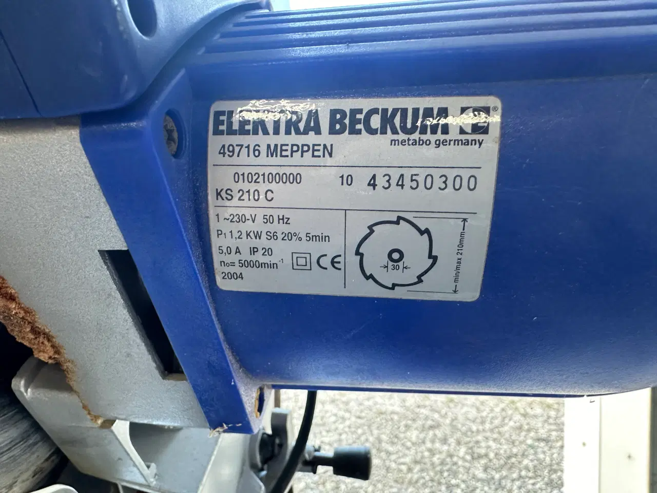 Billede 3 - Metabo Elektra Beckum kap/gearingssav