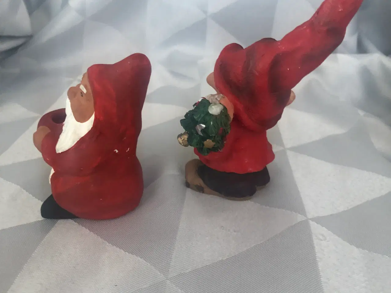 Billede 6 - 2 keramik julefigurer juletrold & julemand 