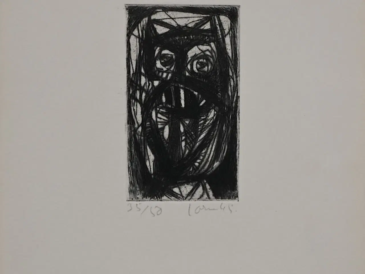 Billede 3 - Radering af Asger Jorn