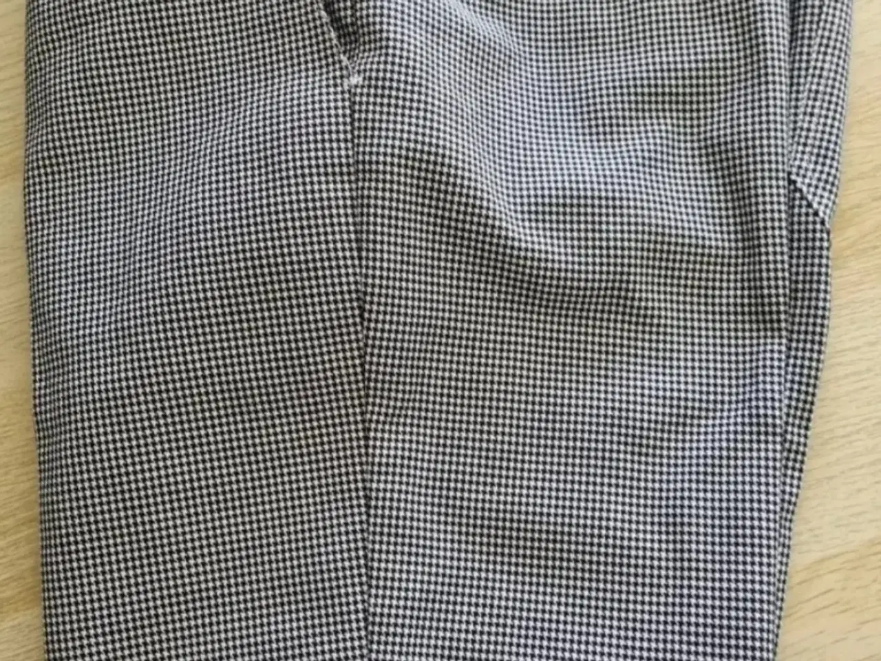 Billede 1 - Kentaur kokkebukser i sort/hvid tern  str 40 