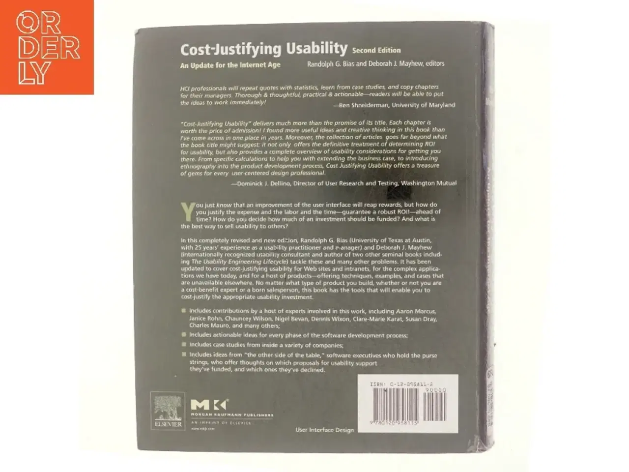 Billede 2 - Cost-justifying usability : an update for an Internet age (Bog)