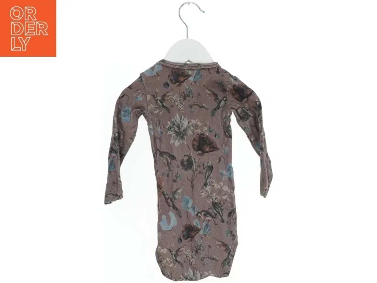 Billede 2 - Langærmet bodystocking med blomstermotiv fra Name It (str. 74)