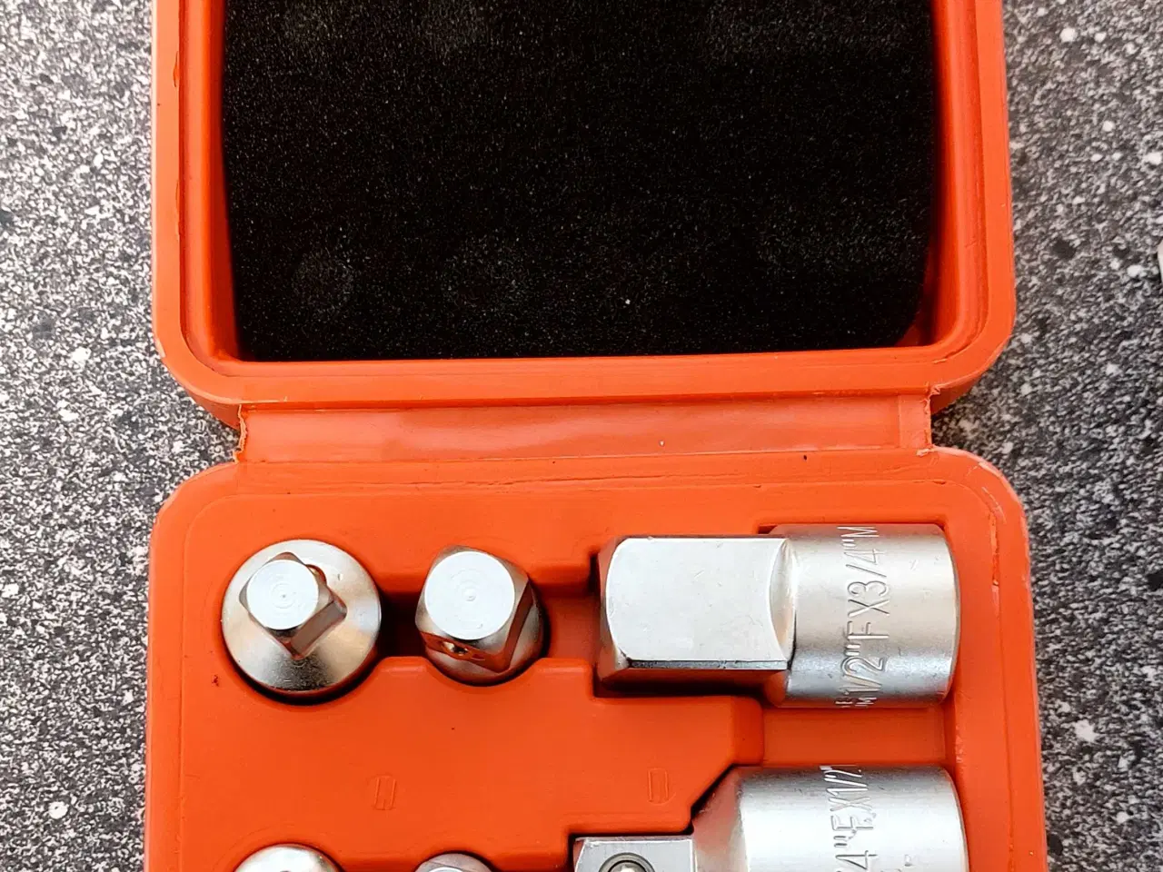 Billede 2 - Topnøgle adaptersæt 6 dele, nyt