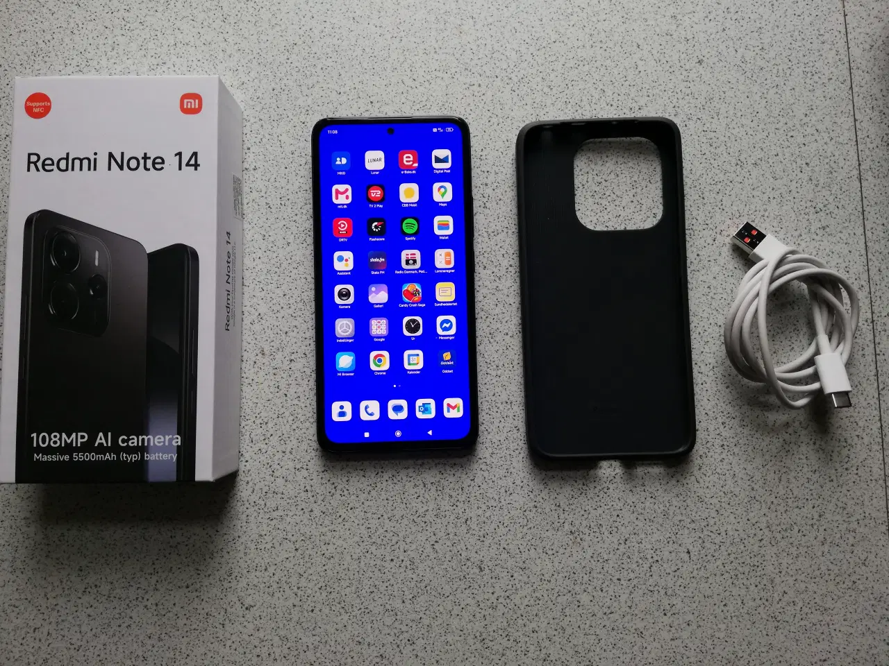 Billede 2 - Xiaomi Redmi Note 14 smartphone 6/128GB (sort).
