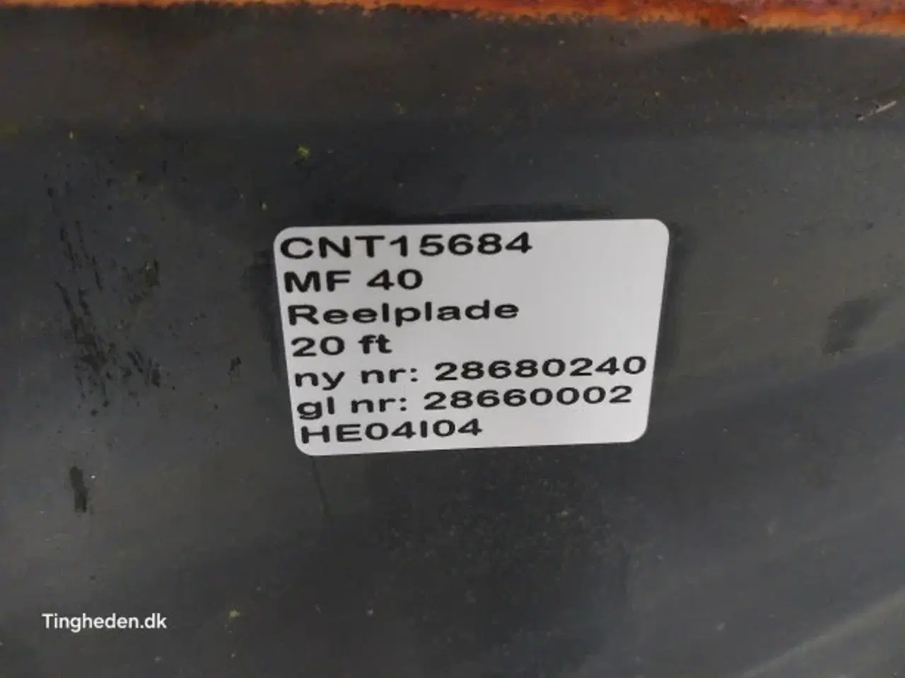 Billede 15 - Massey Ferguson 40 Reelplade 28660002