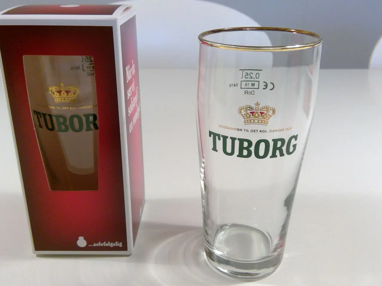 Billede 1 - TUBORG ølglas 