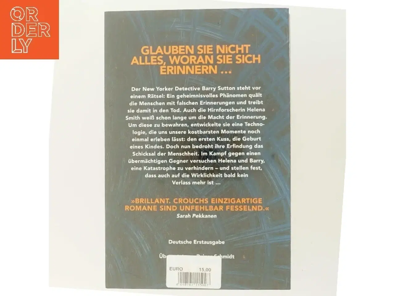 Billede 3 - Gestohlene Erinnerung af Blake Crouch (Bog)