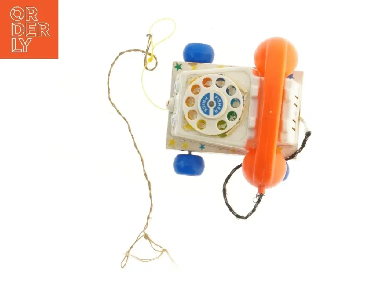 Billede 2 - Vintage legetøjstelefon med snor fra Fisher-Price (str. 10x19x17 cm)