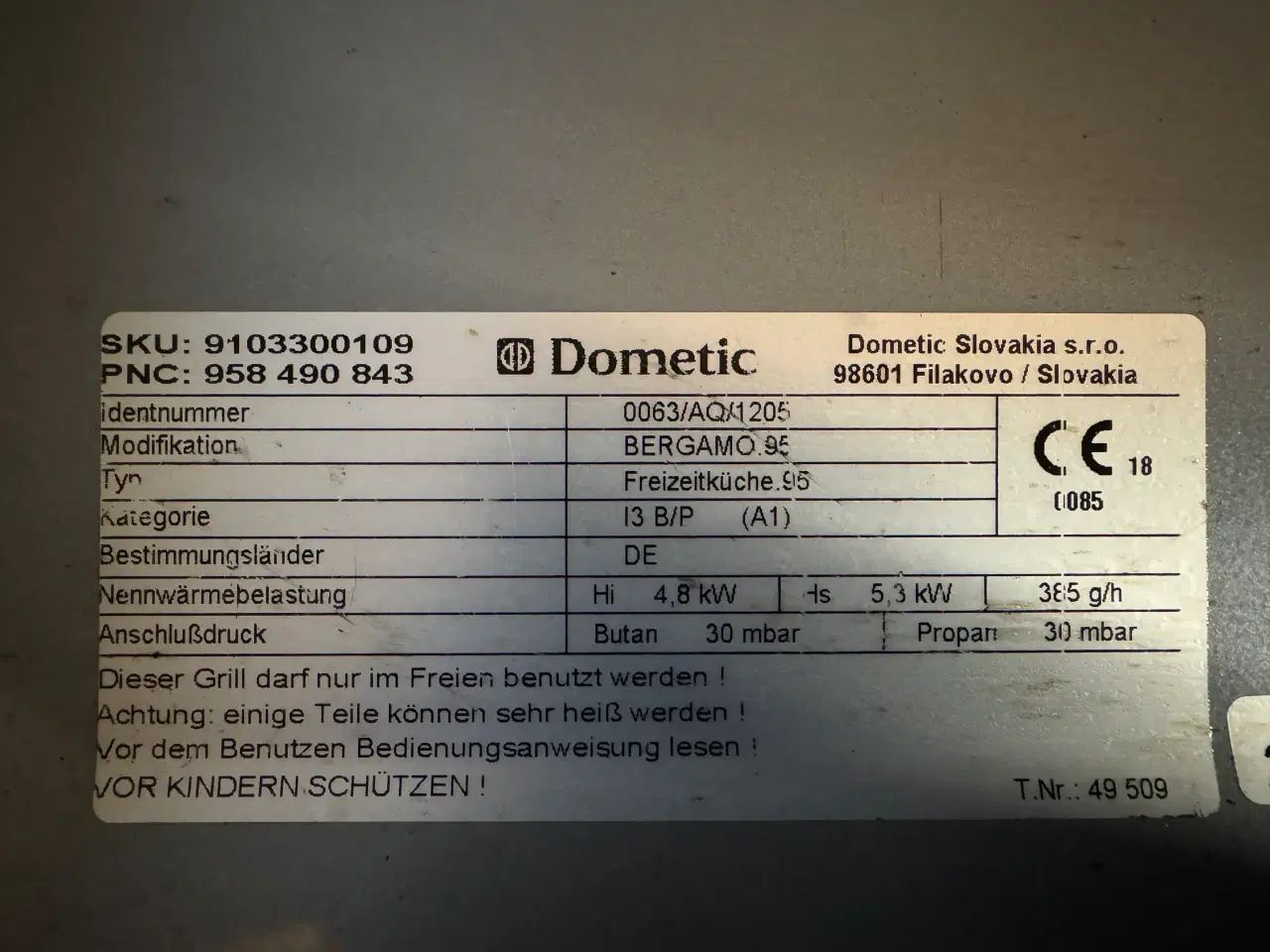 Billede 1 - Kuffertgrill / gasblus