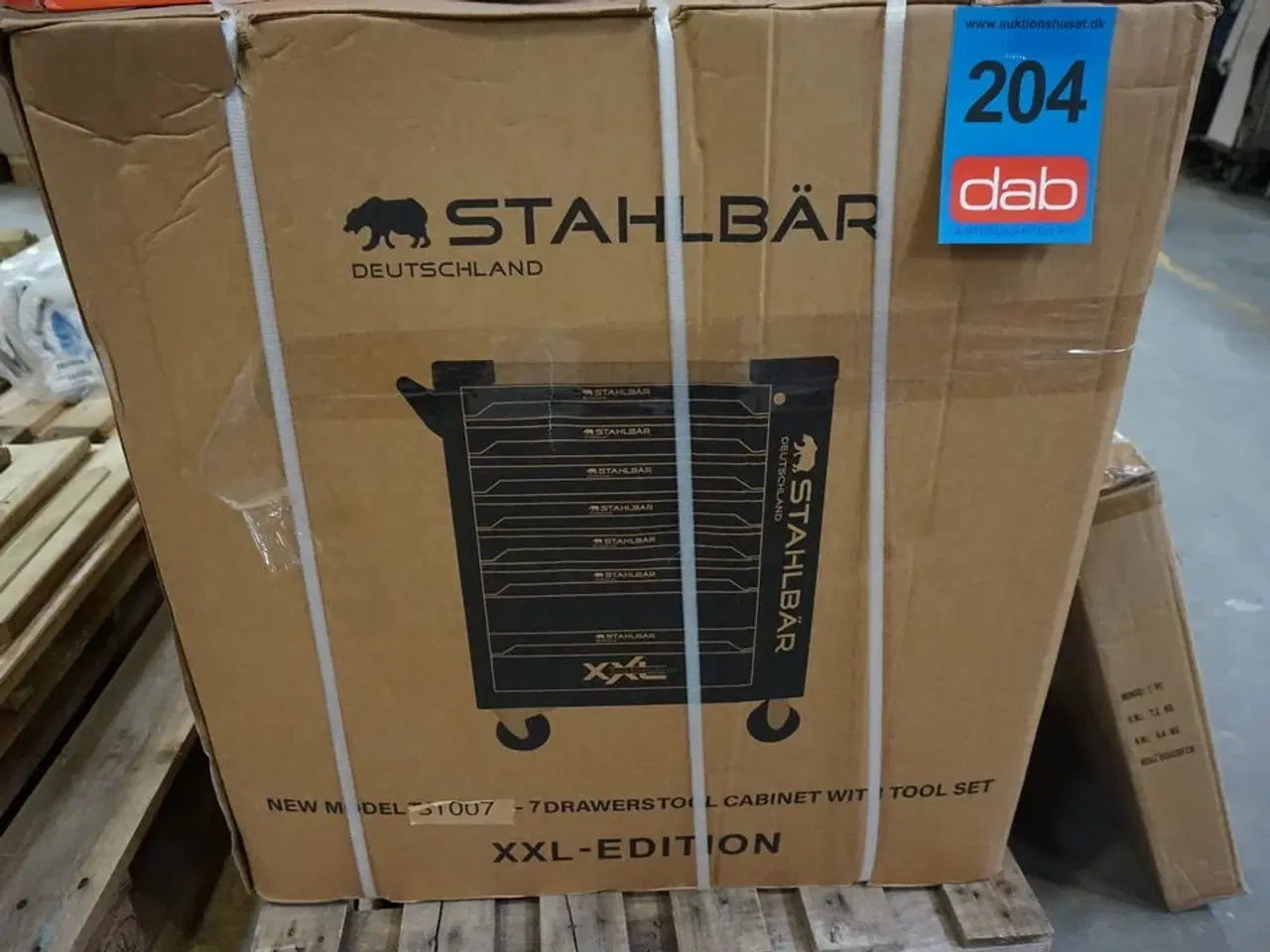 Billede 13 - Værktøjsvogn, Stahlbär, 7 skuffer inkl. Værktøj